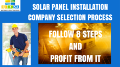 Solar panel installation company and solar panel installation