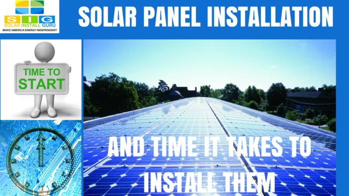 install panels solar take does quickly