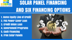 Solar panel financing and solar financing options