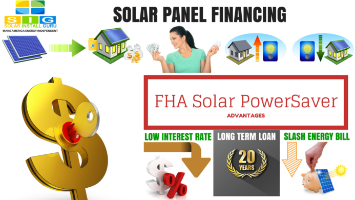 Solar panel loans and FHA Power Saver