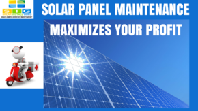 Solar panel maintenance guarantees maximum power generation