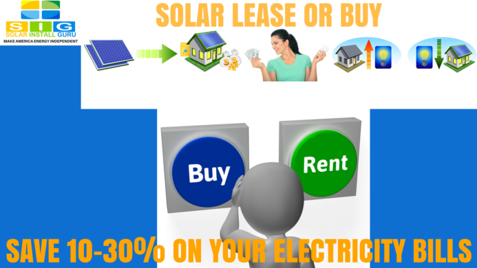 Solar lease vs buy